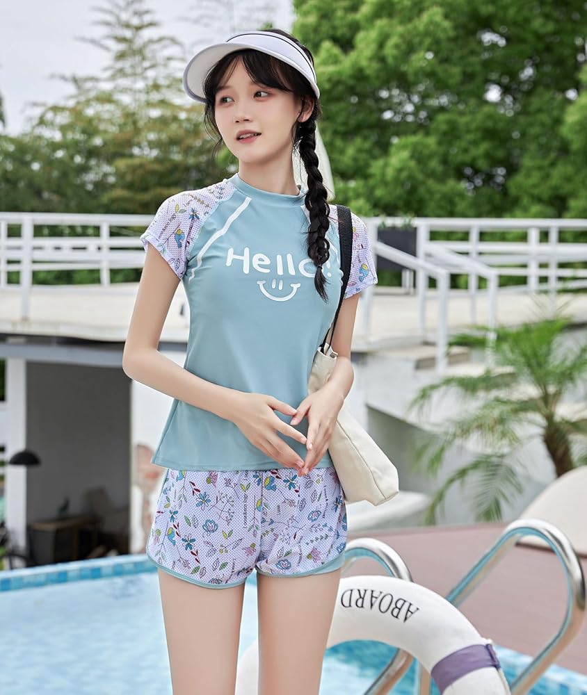 Amazon.co.jp: [KOSIKINI] 水着 女の子 セパレート 水着 小学生